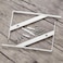 qiwuhai 8 Pcs Heavy Duty Shelf Brackets Floating Metal Shelf Brackets Metal Wall Mount L Shaped Shelves Support Angle Brackets for Heavy Duty Floating Shelves Shelf Brackets 787x472 inch White