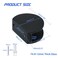 Alise Glass Shelf Bracket 4 PcsClamp Brackets Wall Clamps for 812mm Thick ShelfSUS304 Stainless Steel Clip Holder Support for Shower Room WalltoGlassWine Cabinet BoardDisplay CaseBlack