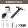 Alise Shelf Brackets 6 InchHeavy Duty Floating Shelf Bracket Mounting BracketsHidden L Brackets for ShelvesMetal Decorative Shelf Brackets Wall Shelf Supports Brackets DIYBlackPack of 4