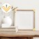 Angoily Thickened Pure Brass Right Angle Corner Brackets with Screws 6 Pack Sturdy L Shaped Flat Bracket Joints for Shelves Furniture Photo Frames and Craft Projects 106 X 039 X 003 Inch