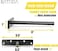 BATODA 8 Floating Shelf Bracket Heavy Duty 16 pcsSolid Steel Blind Shelf Supports Hidden Brackets for Floating Wood Shelves Blind Shelf Support Shelving Mounting Hardware Included Pack 16