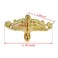 Bitray 20 PCS Corner Protectors Antique Brass Jewelry Box Wood Case Chest Storage Box Feet Leg Corner Protector Gold