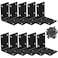 Aufuga Black Stainless Steel Shelf BracketJoint Right Angle BracketL Shape Heavy Duty Metal Corner Brace Shelf Supporter for Wood 10 28x28x2