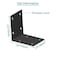 Aufuga Black Stainless Steel Shelf BracketJoint Right Angle BracketL Shape Heavy Duty Metal Corner Brace Shelf Supporter for Wood 10 28x28x2