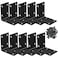 Aufuga Black Stainless Steel Shelf BracketJoint Right Angle BracketL Shape Heavy Duty Metal Corner Brace Shelf Supporter for Wood 10 28x28x2