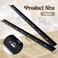 Blulu 4 Pcs 36 L X 2 W C Channel Steel Support Metal Support Bracing Hidden C Bracket for Table Top Live Edge Slab Woodworking Black Coat Finish