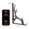 BRASSTAR Shelf Bracket Cast Iron Deer Antler Design Wall Thick Heavy Duty Angle Bracket Antique Home Farmhouse Decorative 2PCS 76H TQGJPT30002
