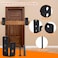 Catcan 2x4 Door Barricade Brackets 4 Pack Heavy Duty Door Barricade Security Bar Brackets Thickening Reinforcement U Bracket for Home Garage Gate Barn Shed
