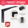 CLT CLETING CLT 8 Black Shelf Bracket 15 Thick Heavy Duty Corner Brace Supports 220 lbs Industrial Modern Farmhouse Style Right Angle Bracket for Tables Benches DIY SpaceSaving Projects Pack of 4