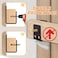 ASZUNE Door Barricade Brackets4Pack Heavy Duty Door Security Bar BracketsOpen Security Bar Holder U BracketsFits 2 x 4 Lumber for Door Brace Home Garage Barn Shed Gate SecurityBlack