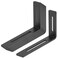 eoere 6 PCS Adjustable L Bracket Corner Brace 618x4x1 316 Thick