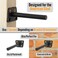 EVALD Hidden Floating Shelf Bracket 4Inch Heavy Duty Blind Shelf Support Kitchen Shelf Fireplace Mantel Bracket Invisible Wall Mount Bracket for Home Office Floating Shelf Hardware 4 Pack