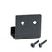 Geesatis 6 Pcs Wall Tile Display Hooks Brackets Picture Frame Fixing Fastener Hanger Brackets with Mounting Screws Black Inner Length 25 mm