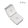 HARFINGTON Stainless Steel 135 Degree Glass Clamp 6pcs for 812mm Thickness 135 Degree Double Side Square Frameless Glass Corner Clamp Bracket Clip for Shower Door Bright Silver
