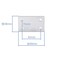 heyous 10pcs Stainless Steel Straight Support Shelf Bracket Flat Corner Brace Brackets Mending Plates Repair Fixing Joining 60 x 38mm with Mounting Screws