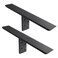 Walwe Hidden Countertop Support Bracket 18 Inch 2 Pack Heavy Duty Granite Support Bracket for Kitchen Island Bar Top Countertop