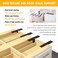 Walwe Hidden Countertop Support Bracket 18 Inch 2 Pack Heavy Duty Granite Support Bracket for Kitchen Island Bar Top Countertop