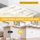 Walwe Hidden Countertop Support Bracket 18 Inch 2 Pack Heavy Duty Granite Support Bracket for Kitchen Island Bar Top Countertop