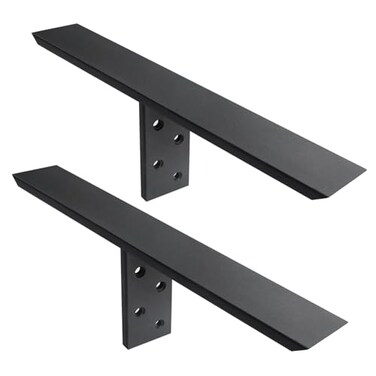 Walwe Hidden Countertop Support Bracket 18 Inch 2 Pack Heavy Duty Granite Support Bracket for Kitchen Island Bar Top Countertop