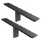 Walwe Hidden Countertop Support Bracket 18 Inch 2 Pack Heavy Duty Granite Support Bracket for Kitchen Island Bar Top Countertop