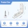 HOME MASTER HARDWARE 20pcs L Bracket Corner Brace Sets 157 in Stainless Steel L Brackets 90 Degree Right Angle Bracket Metal Shelf Brackets for Shelves Wood Furniture Frame with Screws