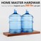 HOME MASTER HARDWARE Decorative Shelf Brackets 5x312 in Wall Mounted Floating Shelf Bracket L Heavy Duty Support Corner Brace Joint Right Angle Bracket for DIY Open Shelving with Screws White 2 Pcs