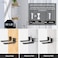 HOZE Heavy Duty Shelf Brackets 4Inch 6 Pack Modern Black Matte Finish 15 Thick Steel Metal L Brackets EasytoInstall Strong Support for Shelves Versatile Stylish 4 Inch 6 Pack