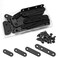 Jiozermi 30 Sets Flat Plate Straight Bracket Flat Metal Brace Bracket 40mm50mm60mm80mm Metal Brackets Mending Repair Plate Brace