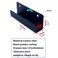 Jouray 4 PCS Black Steel Wall Tile Bracket Ladder Hanger for Wall Mount U Bracket Billboard Hook Thickness 2 mm Slot Width 25mm XMHUXGJ25