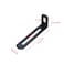 KUMGROT 10pcs L Shape Corner Brace Adjustable Corner Bracket with Slot Heavy Duty Black Shelf Bracket for Case Furniture 732515mm287098059in Black