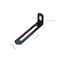 KUMGROT 10pcs L Shape Corner Brace Adjustable Corner Bracket with Slot Heavy Duty Black Shelf Bracket for Case Furniture 732515mm287098059in Black