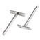 Luomorgo 4 Pcs 5 Inch Floating Shelf Bracket Blind Shelf Bracket Hidden Brackets for Floating Wood Shelves Screws and Wall Plugs Included