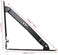 Meprotal 2pcs Folding Shelf Bracket 591 Inch Heavy Duty Collapsible Shelf Brackets Metal Foldable Shelf Table Bracket Supports Space Saving Triangle Corner Brace
