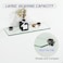Mooche Glass Shelf Bracket Adjustable Shower Brackets Clamp Holder for 410mm Wood Glass Shelves Heavy Duty Wall Mount Clamps Clip Support Hardware Replacement Parts 2Pcs