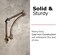 NACH Decorative Shelf Brackets 2 Pack of 96 x 17 x 96 inch Copper Cast Iron Shelf Brackets Decorative Brackets for Mounting Industrial Style Brackets