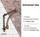 NACH Decorative Shelf Brackets 2 Pack of 96 x 17 x 96 inch Copper Cast Iron Shelf Brackets Decorative Brackets for Mounting Industrial Style Brackets