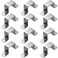 NNNJunhua Senfei Heavy Duty Bar Security Holder Bracket U Shaped Connector Bracket for Door Closed Bar Holder Strut Channel 12 Pieces S