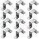NNNJunhua Senfei Heavy Duty Bar Security Holder Bracket U Shaped Connector Bracket for Door Closed Bar Holder Strut Channel 12 Pieces S