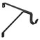 NUK3Y PRODUCTS Nuk3y Heavy Duty Adjustable Shelf Rod Support Bracket Black