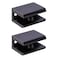 orhemus Orhemus 2pcs Adjustable 304 Stainless Steel Glass Clamp Clip Shelf Brackets Holder Support 023035 Oil Rubbed Bronze Finished Heavy Duty