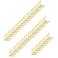 Pastlla 50Pcs Corner Brace 4 Holes Flat Corner Braces L Shape Repair Bracket L Shape Repair Plates Joint Bracket for Paintings Photos Frame Artwork Home Decor Clock 15 x 15 Gold