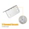 POWERTEC L Bracket 25PK 90 Degree Shelf Brackets Corner Braces for Wood ShelvesCabinetWork BenchBed FrameChicken Coop 71429
