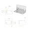 POWERTEC L Bracket 25PK 90 Degree Shelf Brackets Corner Braces for Wood ShelvesCabinetWork BenchBed FrameChicken Coop 71429