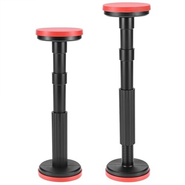 QWORK Adjustable Telescopic Support Pole 7177 inch Range 2 Pack Stable Load Stand for Cabinet Sink Furniture Installation