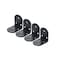 Rannb Wall Corner Brackets 2 x 2 Shelf Brackets L Bracket for Wood Furniture Bed Chair 4pcs