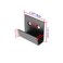 Rannb Wall Mounted Hook Fastener Tile Bracket for Ceramic Tile Display Small 6pcs