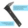 Redunest Floating Shelf Brackets4 Pack Heavy Duty L Brackets for Shelves 8 Inch Black Stainless Steel Countertop Support BracketsWall Mounting for Wood