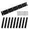 Redunest L Bracket Heavy Duty Corner Brace 10 Pack 108 Metal Shelf Bracket Angle Bracket for Shelves Black Metal Braces for Wood275mm Overall Length