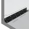 Redunest L Bracket Heavy Duty Corner Brace 10 Pack 108 Metal Shelf Bracket Angle Bracket for Shelves Black Metal Braces for Wood275mm Overall Length