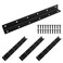 Redunest L Bracket Heavy Duty Corner Brace 4 Pack 108 Metal Shelf Bracket Angle Bracket for Shelves Black Metal Braces for Wood275mm Overall Length